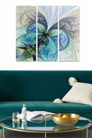 Quadro Decorativo em MDF Multicolor – Conjunto de 3 Peças, 100% MDF 3 mm, 20x50 cm cada (70x50 cm total)