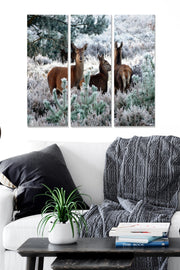 Quadro Decorativo Tríptico em MDF (3 Peças) Multicolor — 70 x 50 cm, Espessura 3 mm