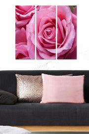 Conjunto de Quadros Decorativos em MDF Multicolor – 3 Peças, 70x50 cm