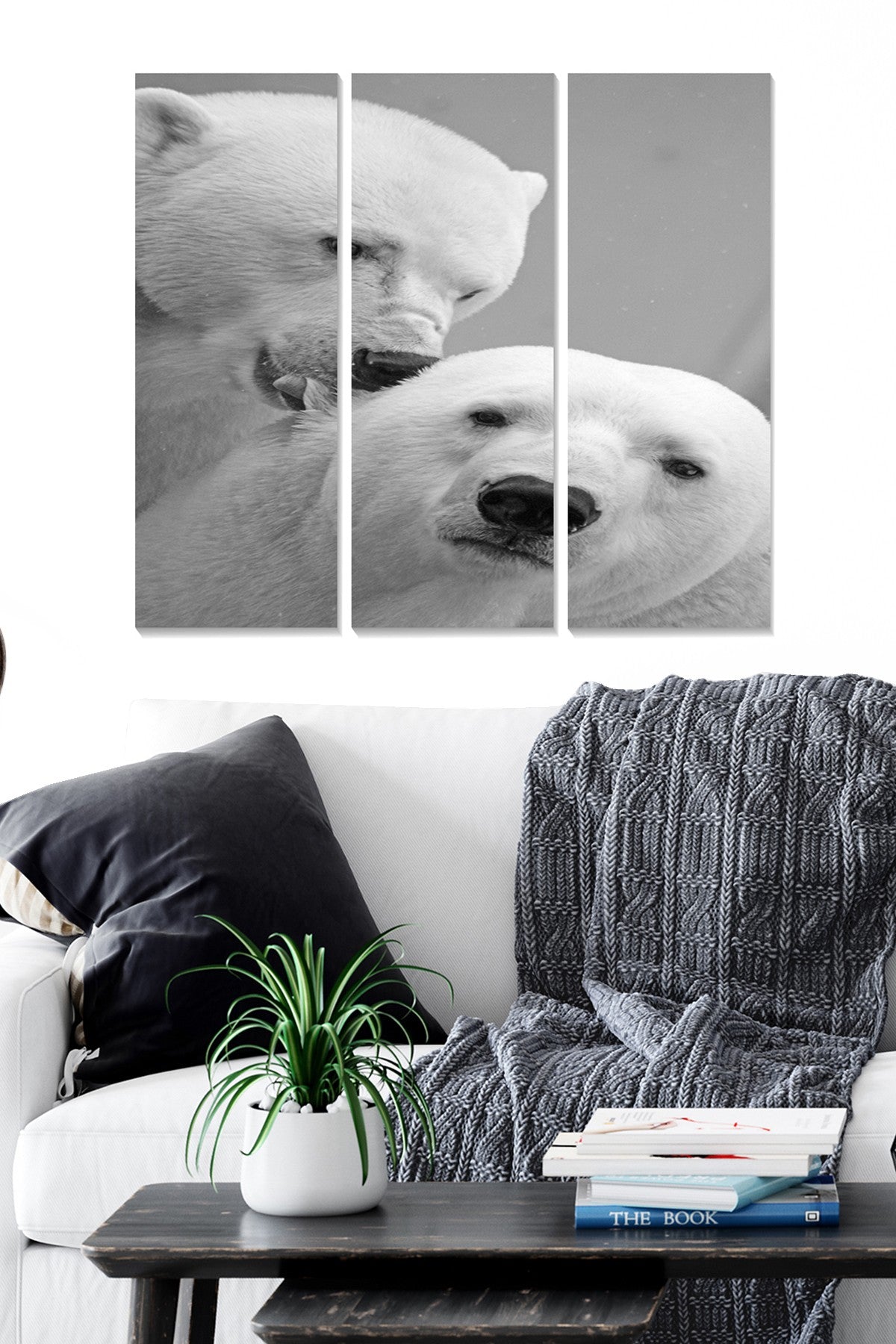 Quadro Decorativo em MDF Multicolor – Conjunto de 3 Peças (20x50 cm cada, Total 70x50 cm)