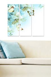 Quadro Decorativo em MDF Multicolor – Conjunto de 3 Peças (3 mm) 70x50 cm [3x 20x50 cm]