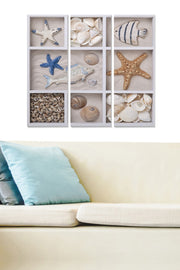 Conjunto de Quadros Decorativos em MDF (3 Peças) Multicolor – 70 x 50 cm, Espessura 3 mm