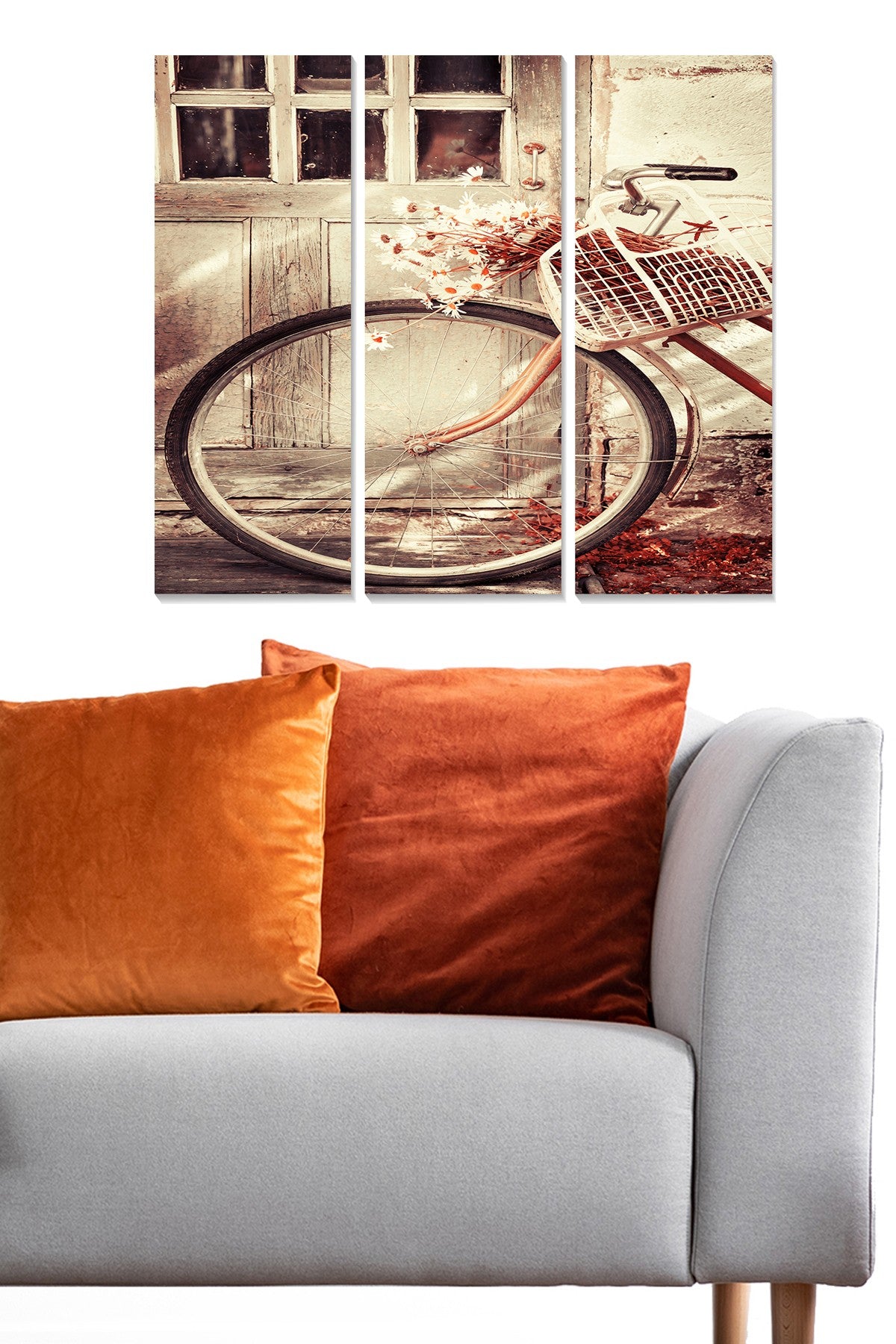 Quadro Decorativo em MDF Multicolor – Conjunto 3 Peças (20x50 cm cada | 70x50 cm total) – MDF 3 mm