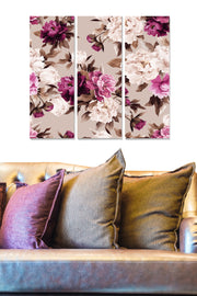 Quadro Decorativo em MDF 3 mm – Conjunto de 3 Peças, Multicolor, 20 x 50 cm cada (70 x 50 cm total)