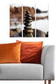 Quadro Decorativo em MDF (3 Peças) Multicolor 70x50 cm – 3x 20x50 cm, Espessura 3 mm