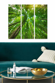 Quadro Decorativo Multicolor em MDF 3 mm (Conjunto de 3 Peças) – 20x50 cm cada, Total 70x50 cm