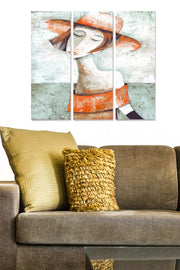 Quadro Decorativo em MDF Multicolor – Conjunto de 3 Peças, 70 x 50 cm (MDF 3 mm)