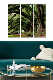 Quadro Decorativo em MDF Multicolor – Conjunto de 3 Peças (20x50 cm cada) – Tamanho Total 70x50 cm, Espessura 3 mm