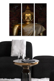 Quadro Decorativo em MDF Multicolor — Conjunto de 3 Peças (20x50 cm cada, total 70x50 cm) | MDF 100% 3 mm