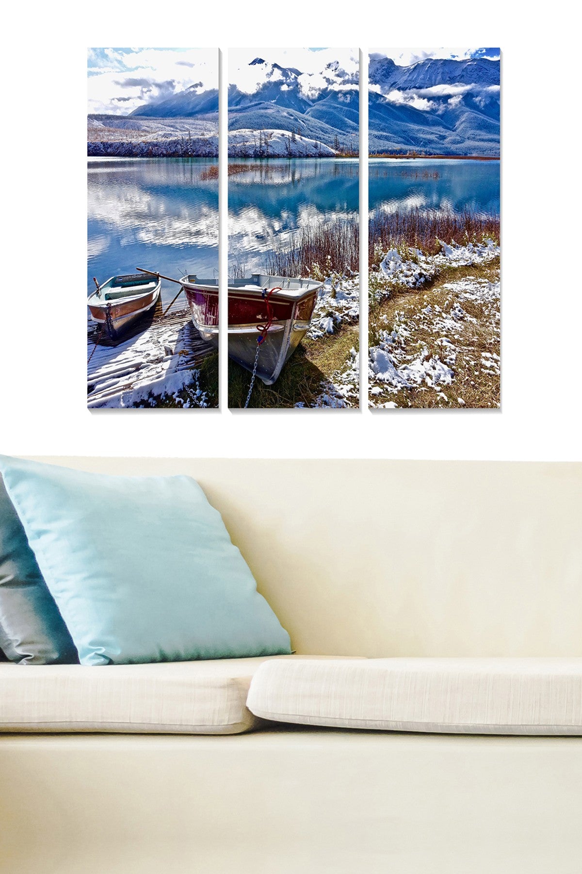 Tríptico Decorativo em MDF, Multicolor, 70 x 50 cm (3 Peças)