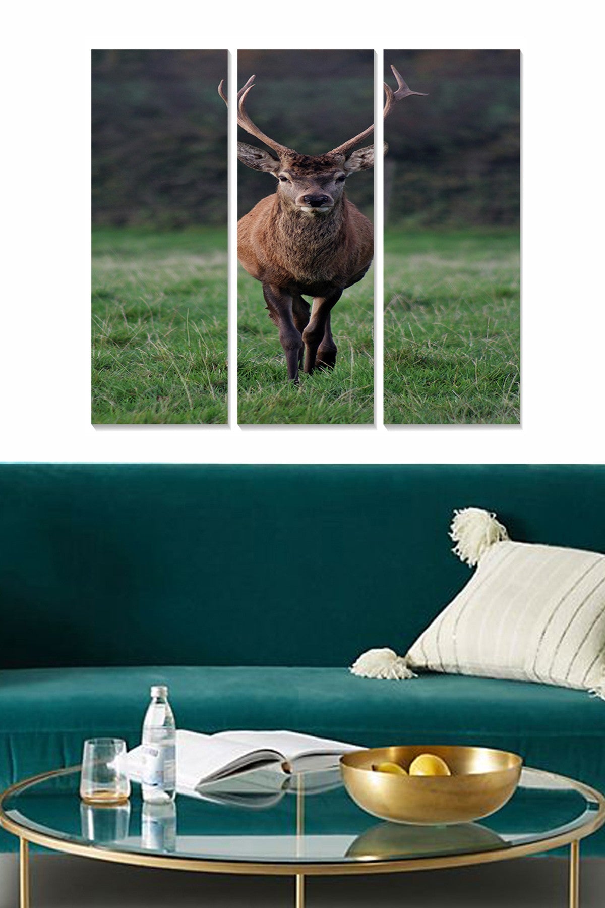 Conjunto de Quadros Decorativos em MDF (3 Peças), Multicolor, 70 x 50 cm