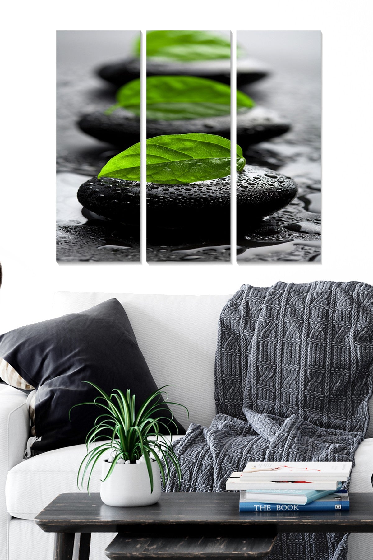 Tríptico Decorativo em MDF Multicolor 70x50 cm (3 Peças)