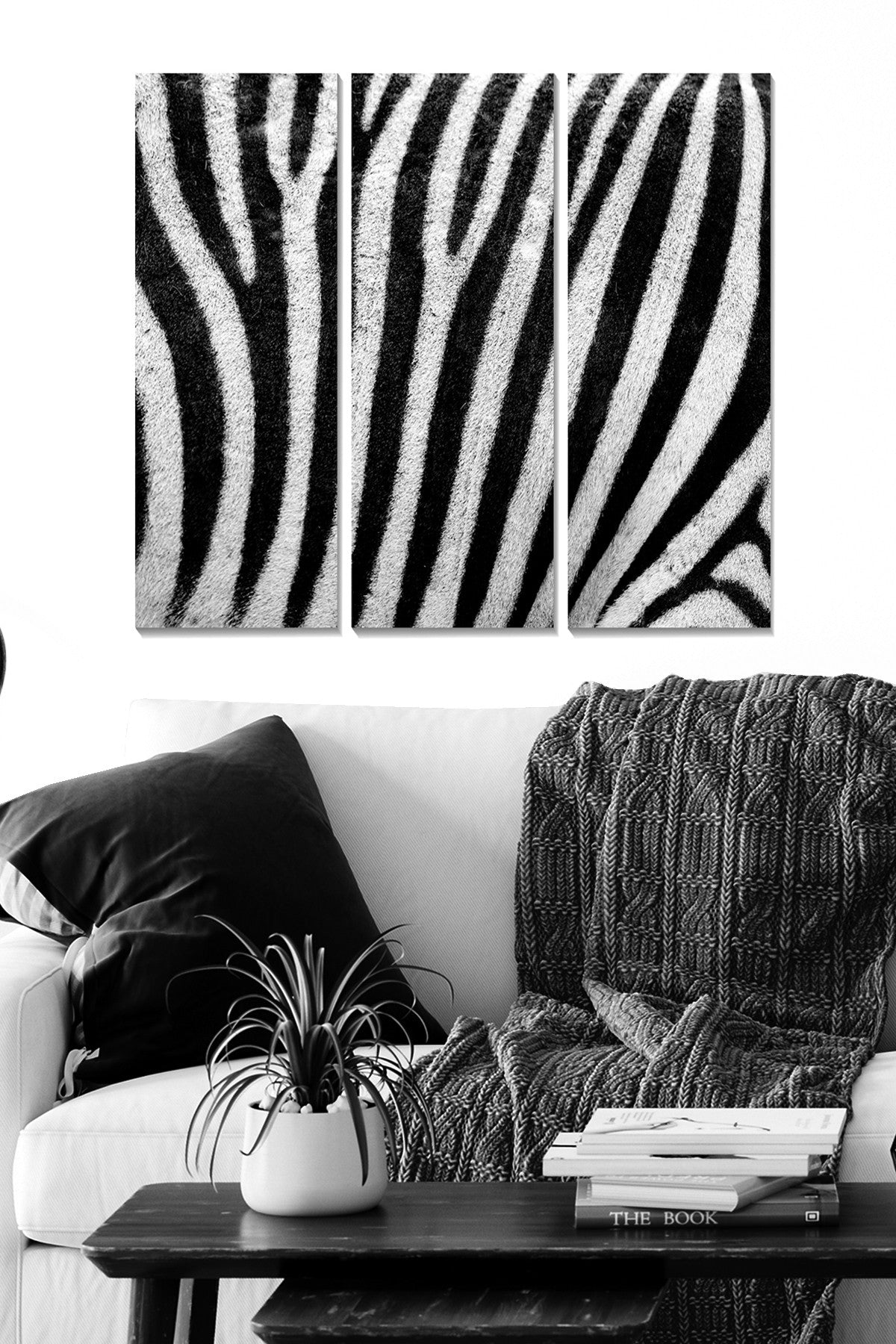 Tríptico Decorativo em MDF Multicolor – 70 x 50 cm (3 Peças, 3 mm)