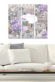 Conjunto de Quadros Decorativos em MDF 100% Multicolorido (3 Peças) 70x50 cm, 3 mm