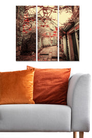 Quadro Decorativo em MDF Multicolorido (3 Peças) — 20x50 cm cada, Total 70x50 cm, Espessura 3 mm