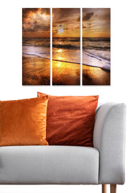 Tríptico Decorativo em MDF (3 Peças) Multicolor – 70 x 50 cm, 3 mm