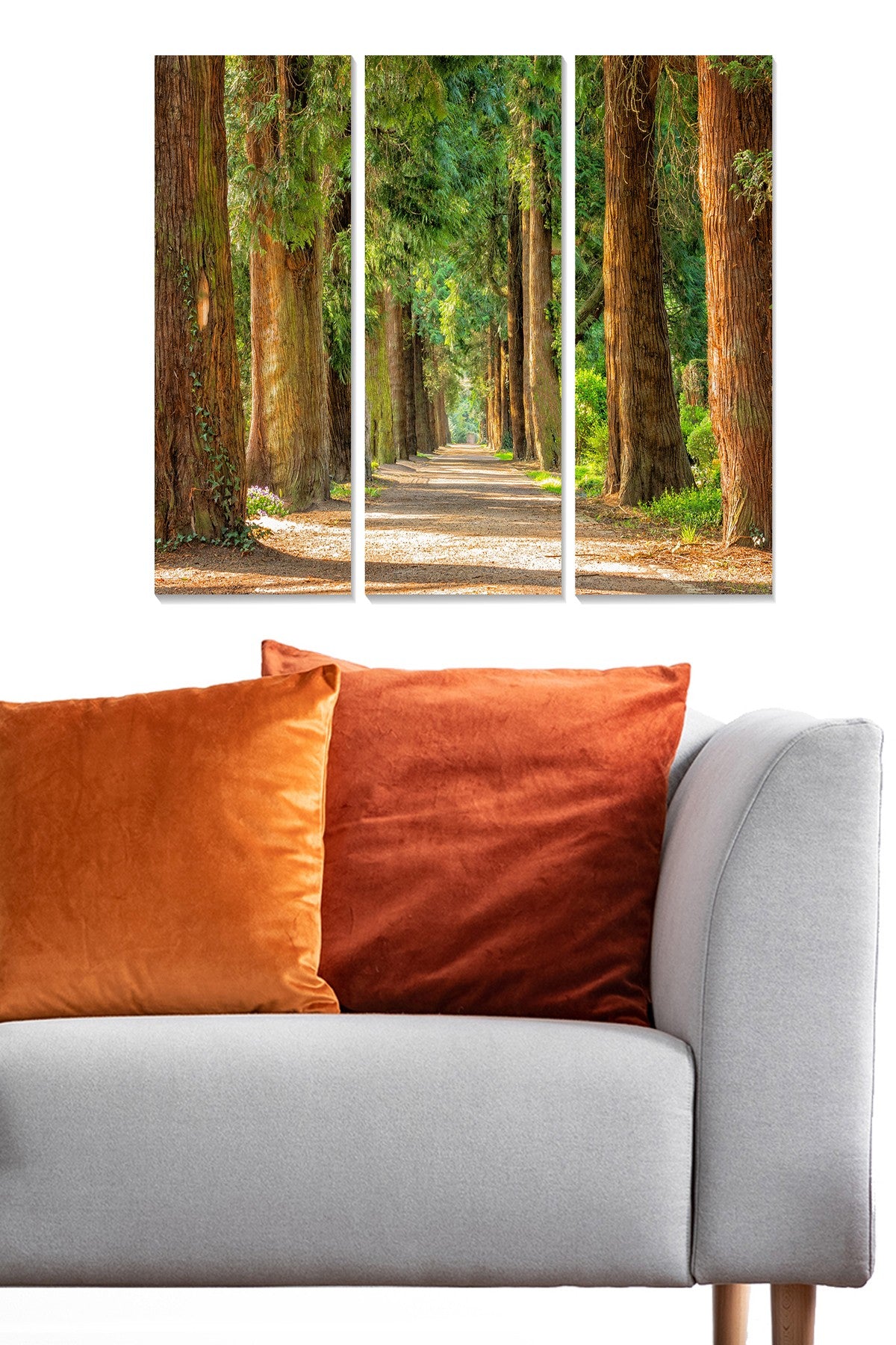 Quadro Decorativo em MDF Multicor (3 Peças) 20x50 cm cada | Tamanho total 70x50 cm | 100% MDF, espessura 3 mm