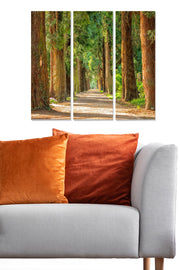 Quadro Decorativo em MDF Multicor (3 Peças) 20x50 cm cada | Tamanho total 70x50 cm | 100% MDF, espessura 3 mm