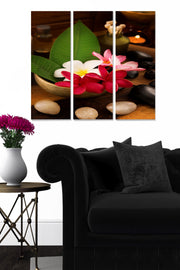 Quadro Decorativo em MDF Multicolorido – Conjunto 3 Peças, 70x50 cm (3x 20x50), Esp. 3 mm