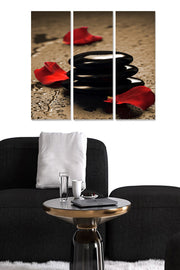 Quadro Decorativo em MDF Multicolor – Conjunto 3 Peças (20 x 50 cm cada), Total 70 x 50 cm, Espessura 3 mm