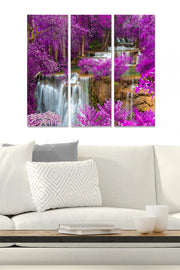 Quadro Decorativo MDF Multicolor – Conjunto 3 Peças (20x50 cm cada, total 70x50 cm)