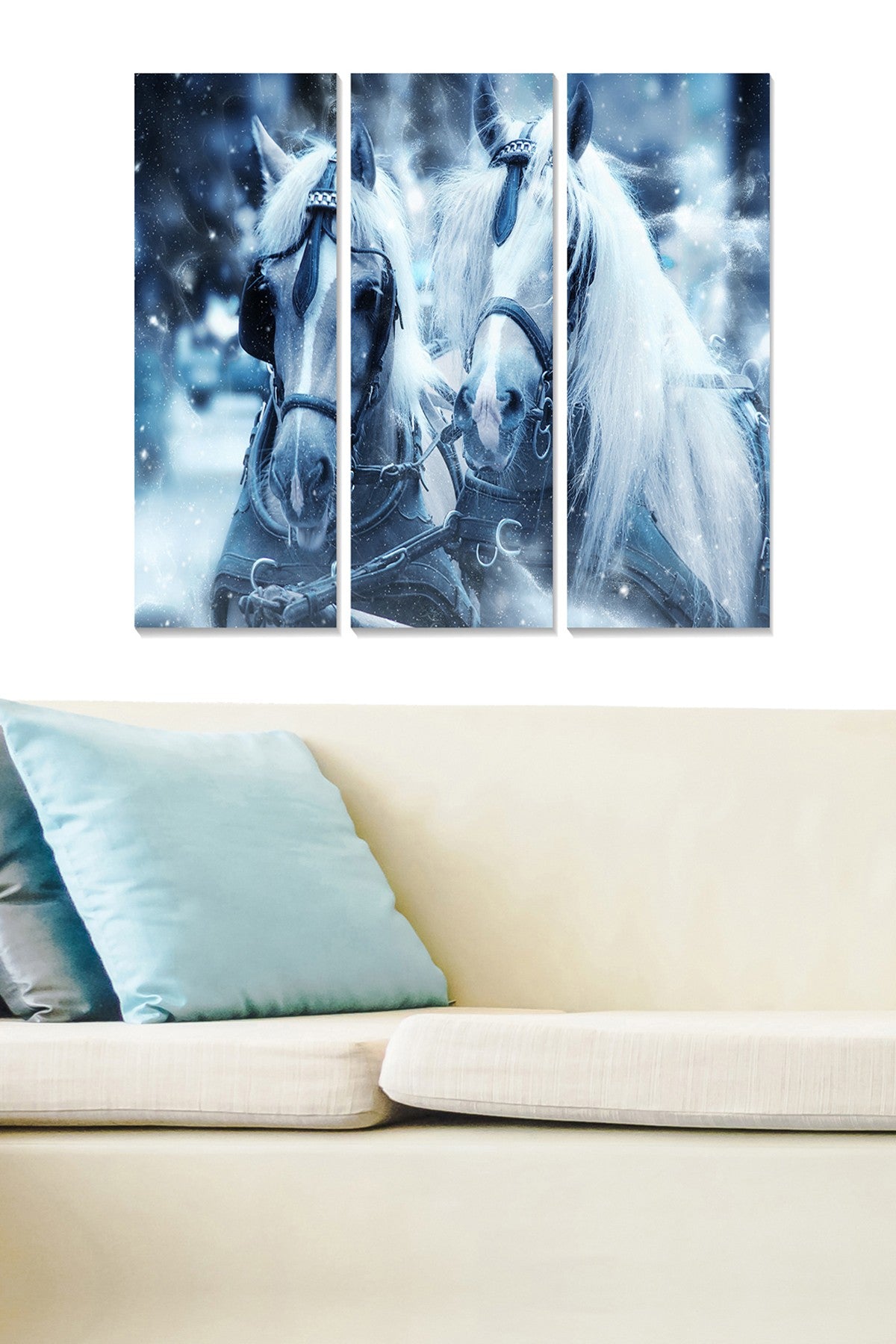 Quadro Decorativo em MDF Multicolor – Conjunto 3 Peças, 70x50 cm (Espessura 3 mm)