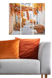 Quadro Decorativo em MDF Multicolor – 3 Peças (20x50 cm cada), Total 70x50 cm, 3 mm