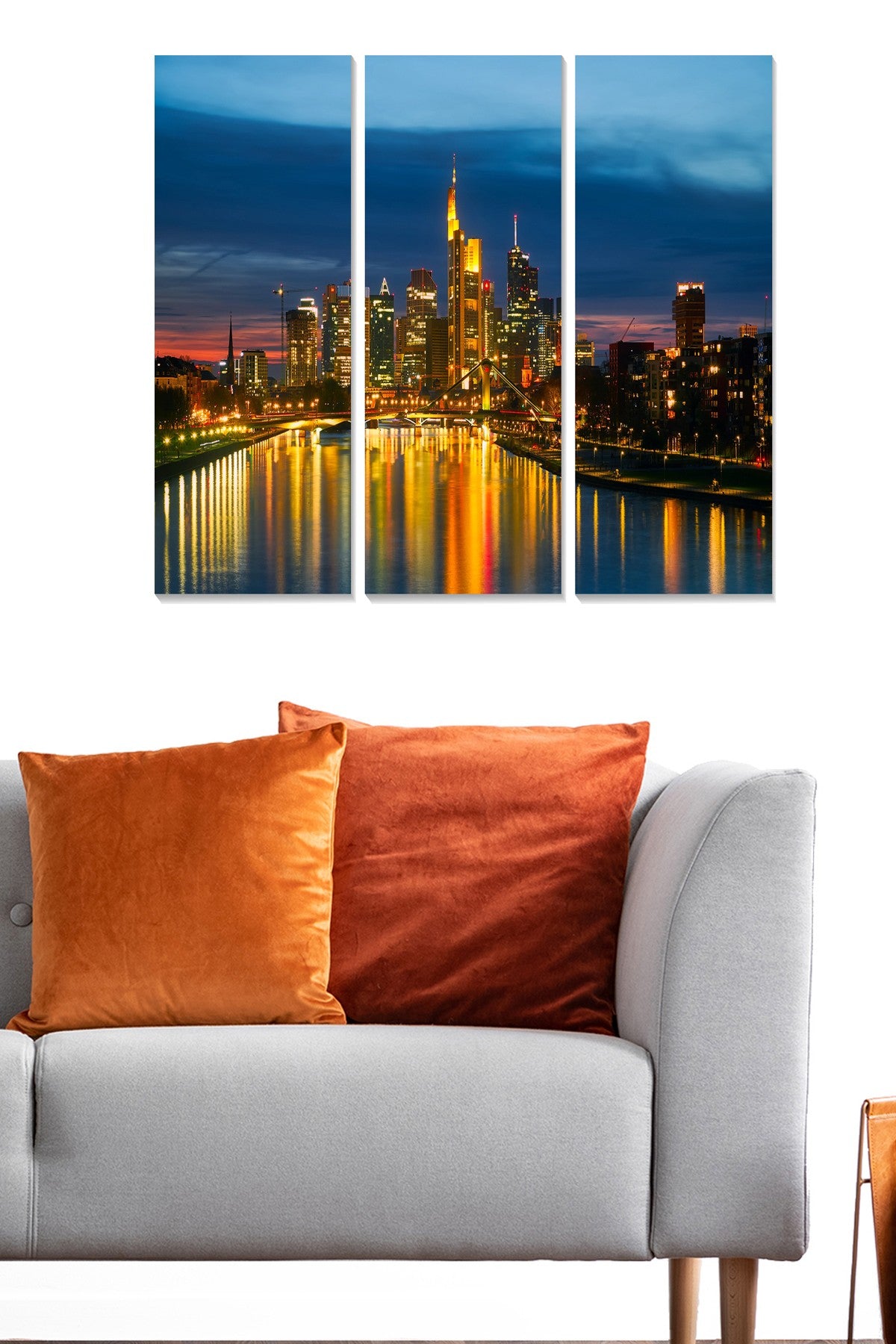 Quadro Decorativo em MDF Multicolor (3 Peças) — 70x50 cm, 3 mm