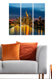 Quadro Decorativo em MDF Multicolor (3 Peças) — 70x50 cm, 3 mm