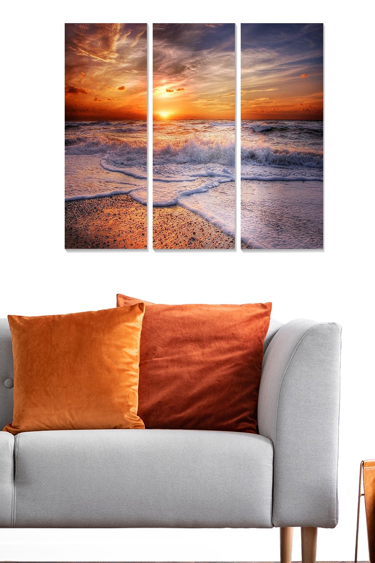 Quadro Decorativo Multicolor em MDF – Conjunto 3 Peças, 70x50 cm (MDF 3 mm)