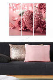 Quadro Decorativo em MDF Multicolor – Conjunto de 3 Peças, 70x50 cm