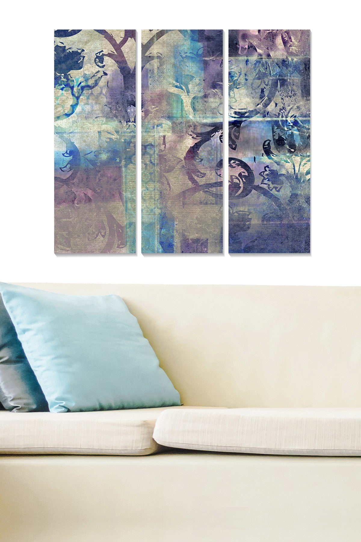 Quadro Decorativo em MDF (3 Peças) – Multicolor – 70 x 50 cm