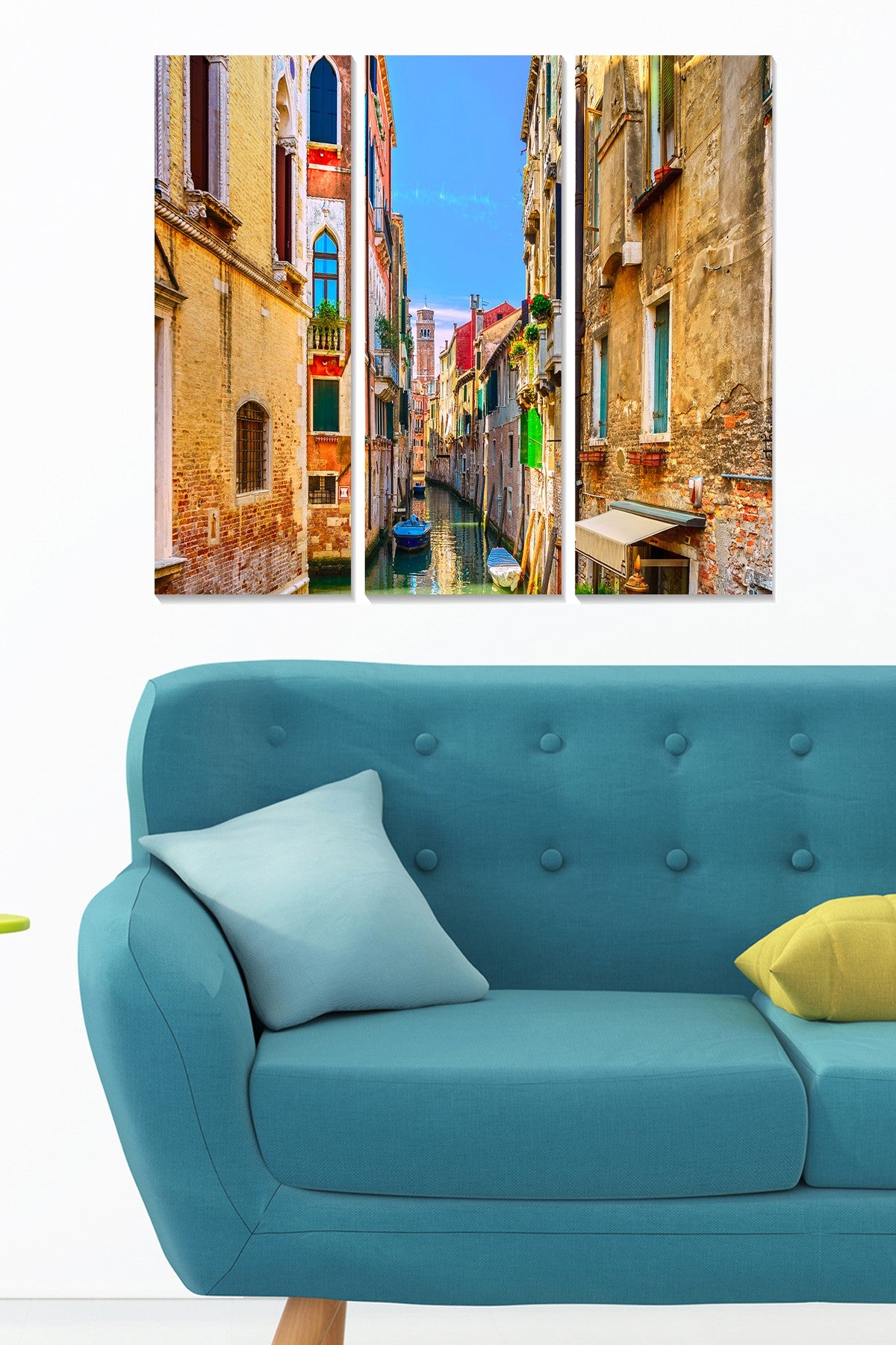 Quadro Decorativo em MDF Multicolor (Conjunto 3 Peças) 70x50 cm | Espessura 3 mm