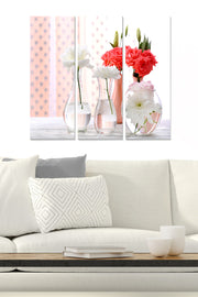 Quadro Decorativo em MDF (3 Peças) Multicolor – 70x50 cm, 3 mm | Ref. MDF230837875