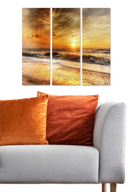 Quadro Decorativo em MDF (3 Peças) Multicolor – 20x50 cm cada | 70x50 cm total | MDF 100% 3 mm