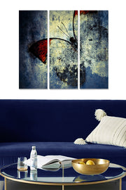 Conjunto de Quadros Decorativos em MDF (3 Peças) Multicolor — Total 70x50 cm, Peças 20x50 cm, MDF 3 mm