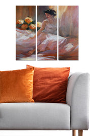 Conjunto de Quadros Decorativos em MDF Multicor – 3 Peças 20x50 cm (cada), Espessura 3 mm – Tamanho Total 70x50 cm