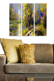 Quadro Decorativo em MDF (3 Peças) Multicolor 70x50 cm (3x20x50) | Espessura 3 mm | MDF23430388 | 553BNC1901