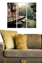 Quadro Decorativo em MDF Multicolor (Conjunto de 3 Peças) – 20x50 cm cada, Tamanho Total 70x50 cm, Espessura 3 mm – MDF2343113