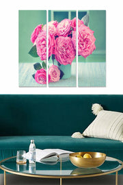 Quadro Decorativo em MDF Multicolor – Conjunto 3 Peças 70x50 cm (20x50 cm cada, 3 mm)