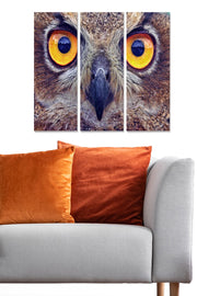 Conjunto de Quadros Decorativos em MDF (3 Peças) - Multicolor, 70 x 50 cm, 3 mm