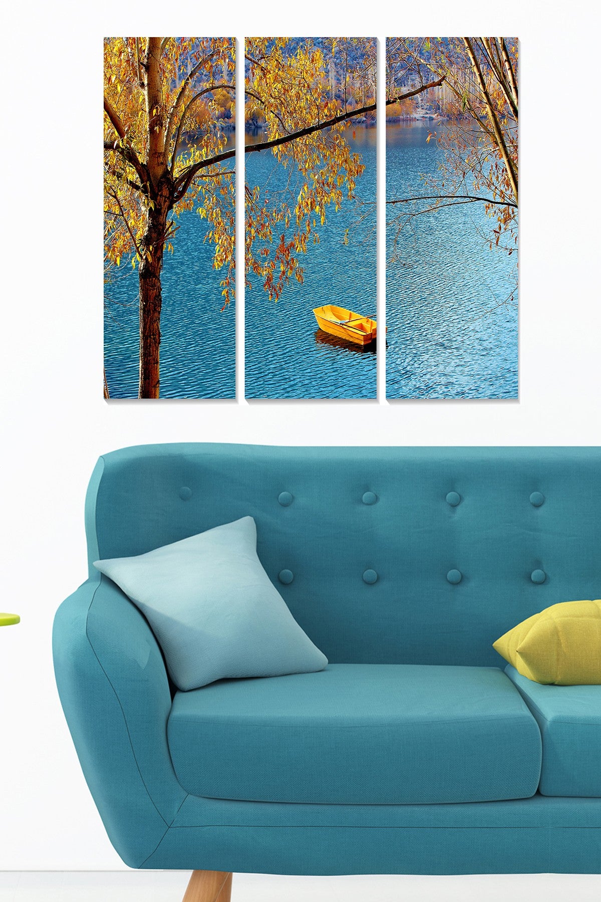 Tríptico Decorativo em MDF (3 Peças) Multicolor – 70 x 50 cm