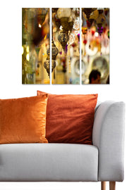 Quadro Decorativo em MDF Multicolor (Conjunto de 3 Peças) 70x50 cm – MDF2381617