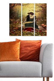 Quadro Decorativo em MDF – Conjunto de 3 Peças, Multicolor, 70 x 50 cm (3x 20 x 50), Espessura 3 mm