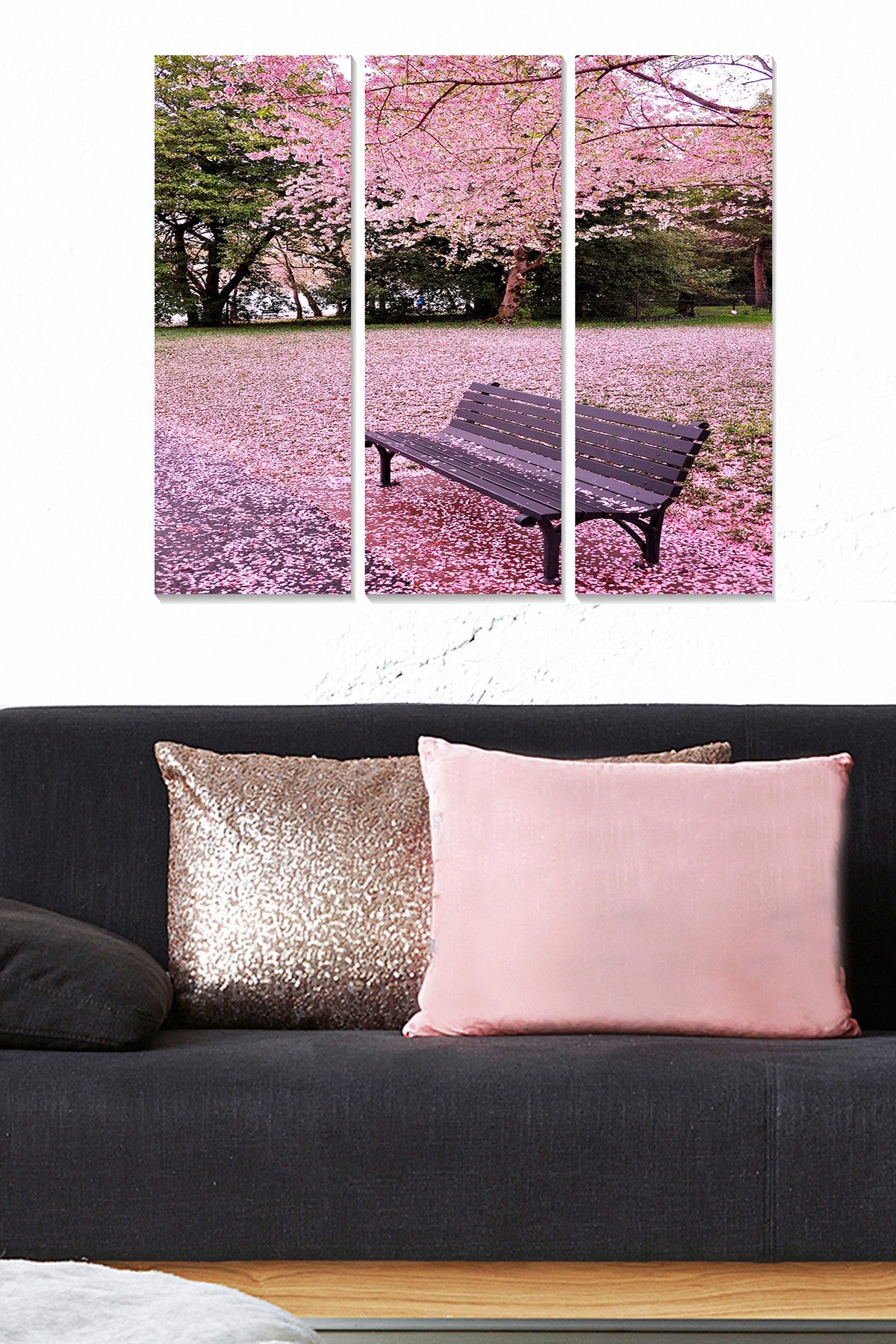 Quadro Decorativo em MDF Multicolor – Conjunto 3 Peças, 20 x 50 cm cada (Total 70 x 50 cm), Espessura 3 mm