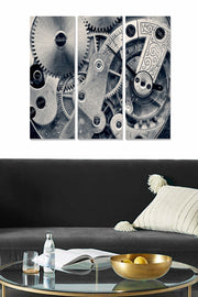 Tríptico Decorativo em MDF Multicolorido — 70x50 cm (3 Peças, 3 mm)