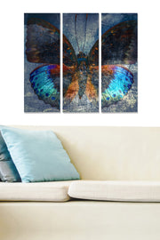 Conjunto de Quadros Decorativos em MDF (3 Peças) Multicolor – 20x50 cm cada, Total 70x50 cm, Espessura 3 mm