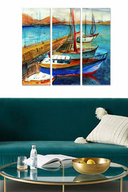 Quadro Decorativo em MDF Multicolor, Conjunto 3 Peças, 3 mm, 3x 20x50 cm (70x50 cm total), 1 kg – MDF241191064