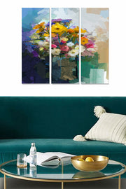 Conjunto de Quadros Decorativos MDF (3 Peças) Multicolor 20x50 cm cada, Total 70x50 cm – MDF 3 mm – MDF242023468