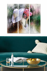 Quadro Decorativo em MDF Multicolor (Conjunto de 3 Peças) 70x50 cm, 3 mm